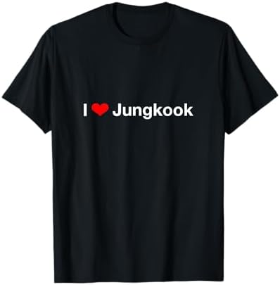 Amazon.com: I Heart Jungkook T-Shirt : Clothing, Shoes & Jewelry